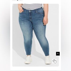 Torrid Perfect Skinny Ankle Vintage Stretch Mid-Rise Jean F5